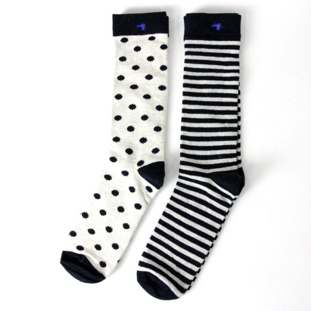 スコッチアンドソーダ SCOTCH&SODA メンズ 靴下 ソックス CLASSIC SOCK SOLD IN 2-PACK 91102 B