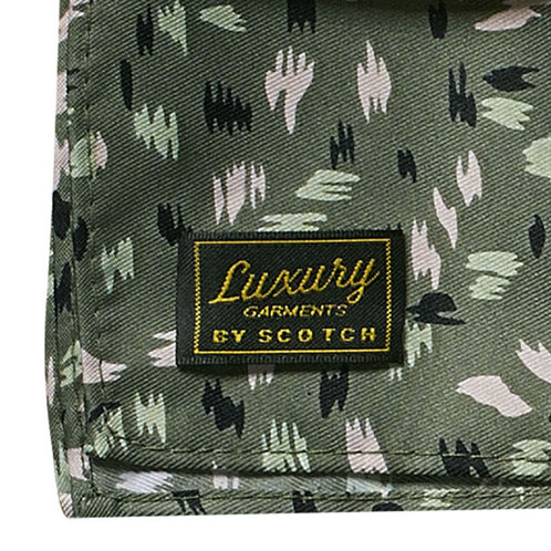 スコッチアンドソーダ SCOTCH&SODA メンズ ストール SATIN WEAVE ALLOVER PRINTED POCKET SQUARE 77150 B