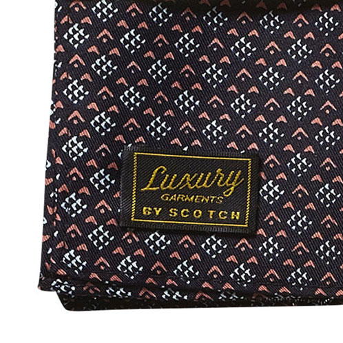 スコッチアンドソーダ SCOTCH＆SODA メンズ ストール SATIN WEAVE ALLOVER PRINTED POCKET SQUARE 77150 C