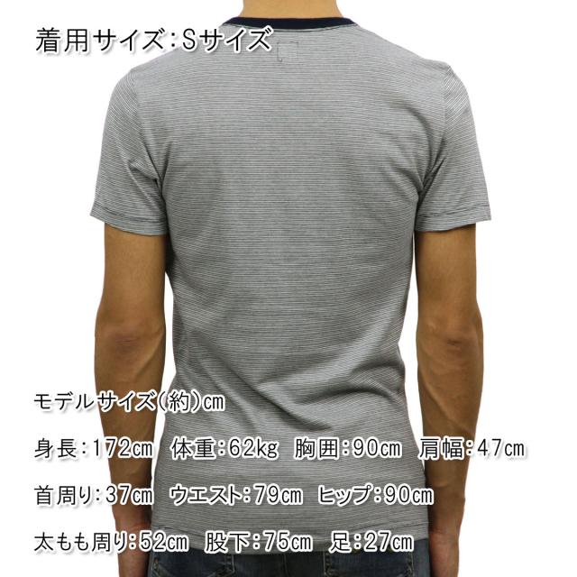 ジェイクルー J.CREW 正規品 メンズ 半袖Tシャツ MICRO-STRIPE RINGER TEE