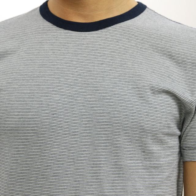 ジェイクルー J.CREW 正規品 メンズ 半袖Tシャツ MICRO-STRIPE RINGER TEE