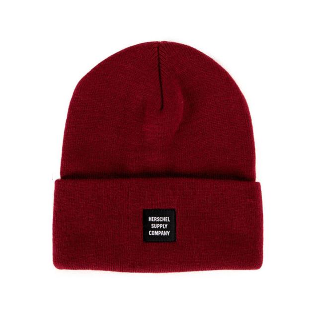 ハーシェル Herschel Supply 帽子 ニットキャップ ABBOTT BEANIE CAP KNITTED HEADWEAR 1001-0078-OS WINDSOR WINE