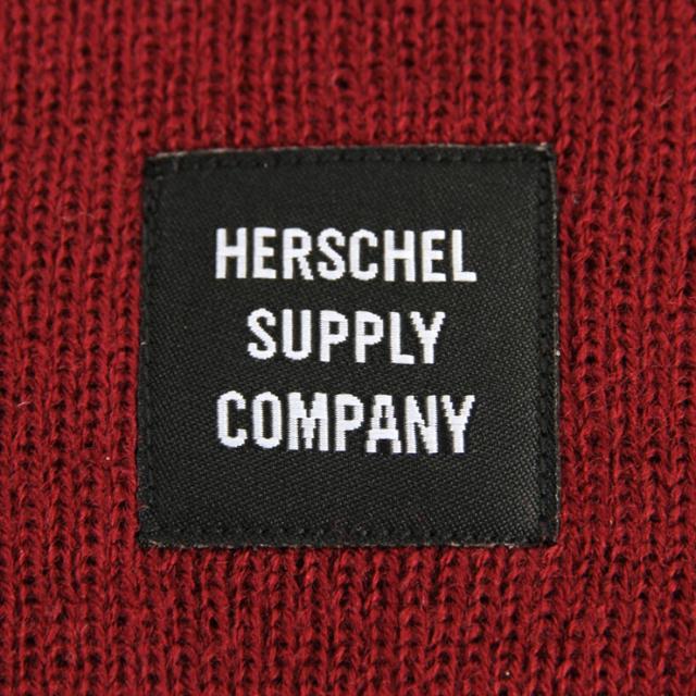 ハーシェル Herschel Supply 帽子 ニットキャップ ABBOTT BEANIE CAP KNITTED HEADWEAR 1001-0078-OS WINDSOR WINE
