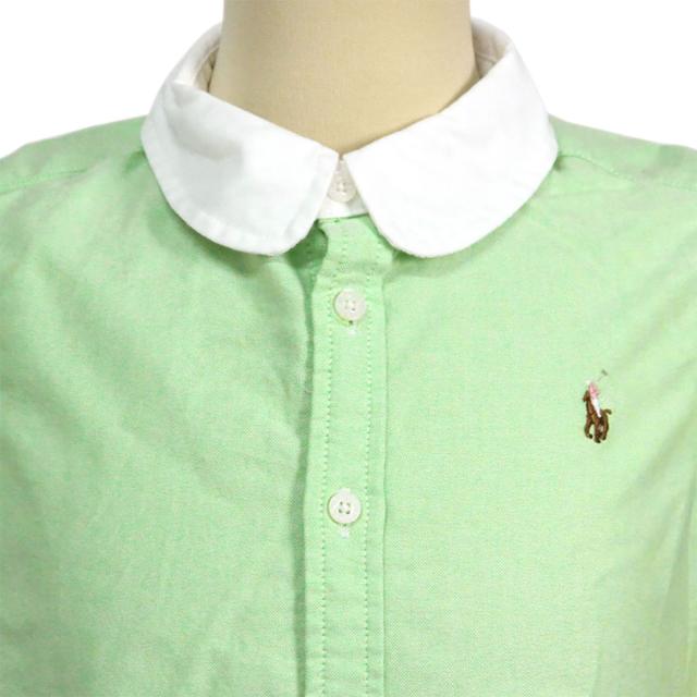 ポロラルフローレンキッズ POLO RALPH LAUREN CHILDREN 正規品 子供服 ガールズ 半袖シャツ COTTON OXFORD SHIRT 56343616
