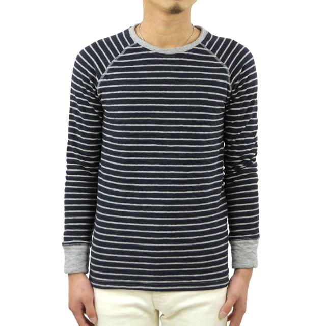 ヌーディージーンズ Nudie Jeans メンズ 長袖Tシャツ Otto Raglan Blue/Greymel 131360