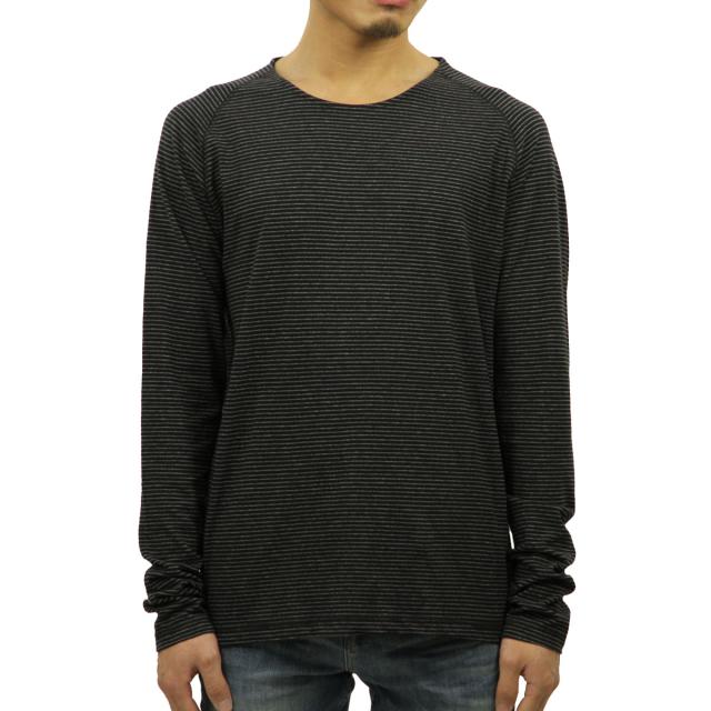 ヌーディージーンズ Nudie Jeans メンズ 長袖Tシャツ Otto Raglan Black/Grey 131390