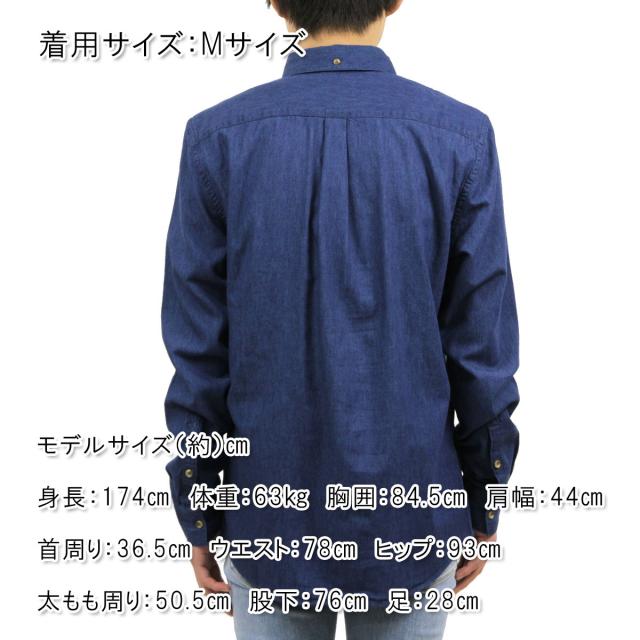 ヌーディージーンズ Nudie Jeans メンズ 長袖シャツ Stanley Blue 140347
