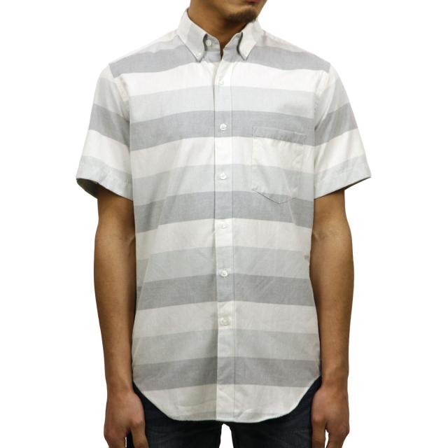 ジェイクルー J.CREW 正規品 メンズ 半袖シャツ SHORT-SLEEVE OXFORD SHIRT IN HORIZONTAL STRIPE
