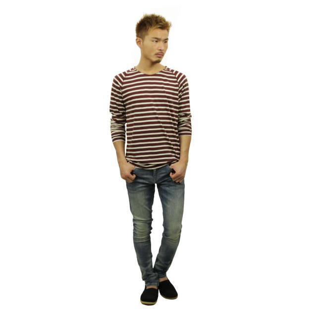 ヌーディージーンズ Nudie Jeans メンズ 長袖Tシャツ Otto Raglan 131395 4034 Wine