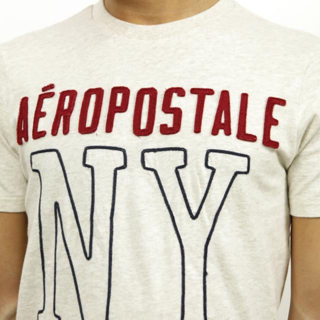 エアロポステール AEROPOSTALE 正規品 メンズ 半袖Tシャツ Big NY Logo Graphic T 6005-6382