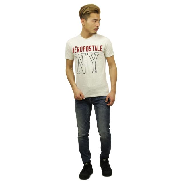エアロポステール AEROPOSTALE 正規品 メンズ 半袖Tシャツ Big NY Logo Graphic T 6005-6382