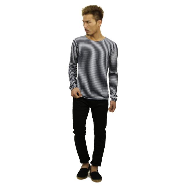 スコッチアンドソーダ SCOTCH&SODA 正規販売店 メンズ 長袖Tシャツ Longsleeve boat tee with all-over printed stripe 130819 03