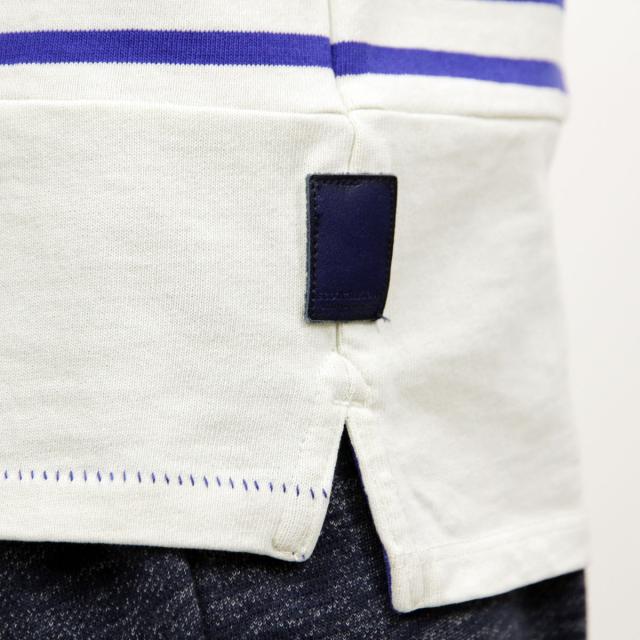 スコッチアンドソーダ SCOTCH&SODA 正規販売店 メンズ 長袖Tシャツ Uni Blauw Breton 128604 A