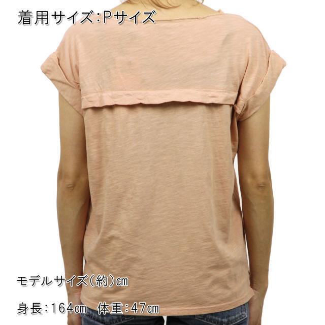 メゾンスコッチ MAISON SCOTCH 正規販売店 レディース 半袖Tシャツ Short sleeve tee with lace up safari detail at front 131234 36