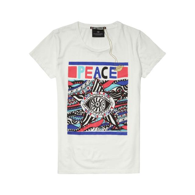 メゾンスコッチ MAISON SCOTCH 正規販売店 レディース 半袖Tシャツ Maison 'love' series tee 131241 A