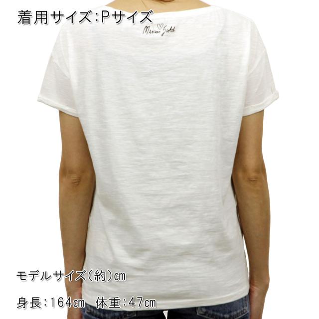 メゾンスコッチ MAISON SCOTCH 正規販売店 レディース 半袖Tシャツ Boxy fit cotton slub tee with surf inspired artworks 131250 D