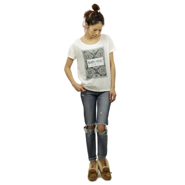 メゾンスコッチ MAISON SCOTCH 正規販売店 レディース 半袖Tシャツ Boxy fit cotton slub tee with surf inspired artworks 131250 D