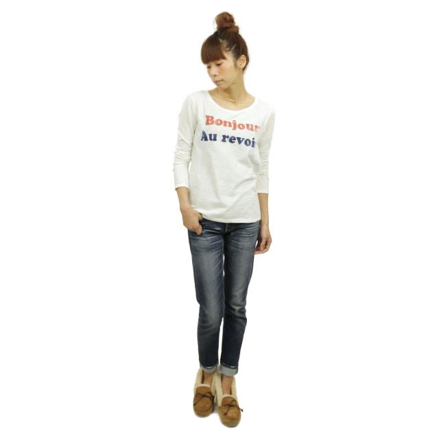 メゾンスコッチ MAISON SCOTCH 正規販売店 レディース 長袖Tシャツ Long sleeve tee with french themed artworks 131214 B
