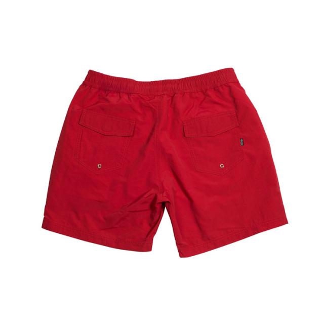 ポーラー POLER 正規販売店 メンズ ショートパンツ VOLLEY CAMP SHORT 611148-RED SALSA