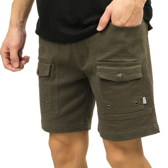 ポーラー POLER 正規販売店 メンズ ショートパンツ CAMP SHORT 611147-OLV BURNT OLIVE