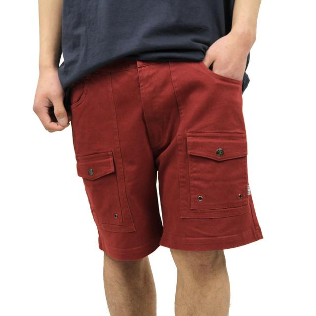 ポーラー POLER 正規販売店 メンズ ショートパンツ CAMP SHORT 611147-BRG BRICK