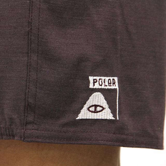 ポーラー POLER 正規販売店 メンズ ショートパンツ SLIDER TRUNK 611150-SBW SWEET BERRY WINE
