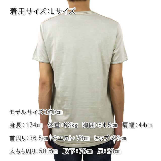 ノーエクセス NO EXCESS 正規販売店 メンズ 半袖Tシャツ ACID WASHED WIDE R-NECK TEE 340211 013