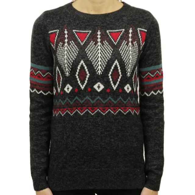 ホリスター HOLLISTER 正規品 レディース セーター Textured-Stitch Crew Sweater 350-507-0575-138