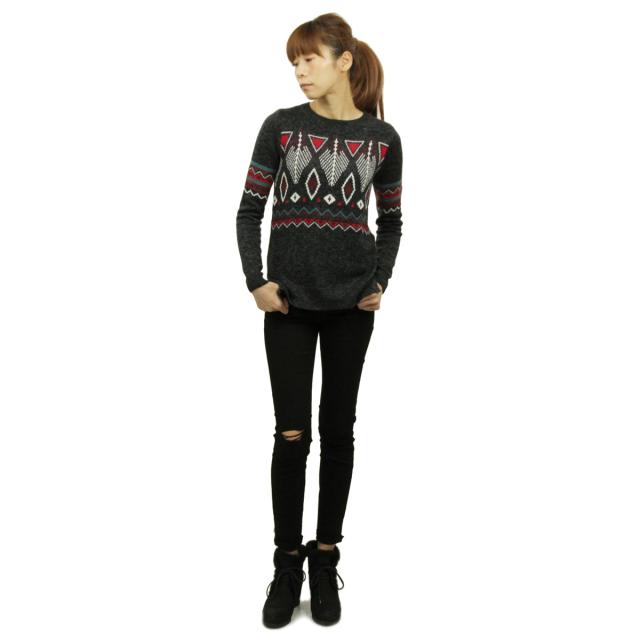 ホリスター HOLLISTER 正規品 レディース セーター Textured-Stitch Crew Sweater 350-507-0575-138