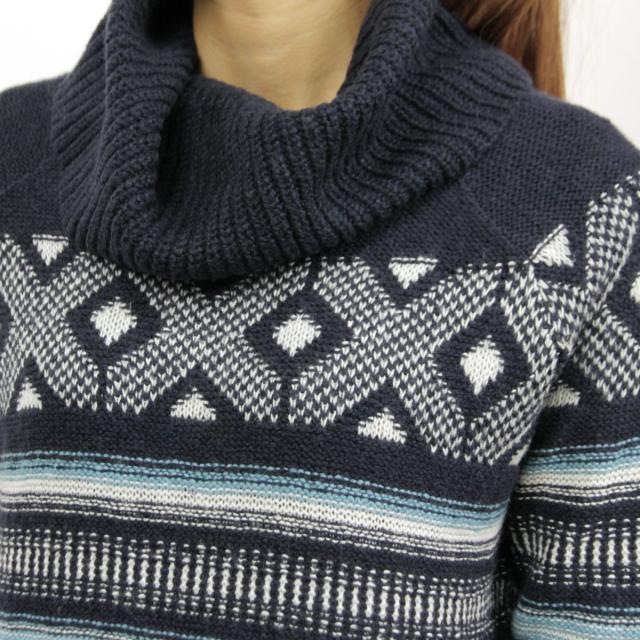 ホリスター HOLLISTER 正規品 レディース セーター Patterned Cowl Neck Sweater 350-507-0558-206