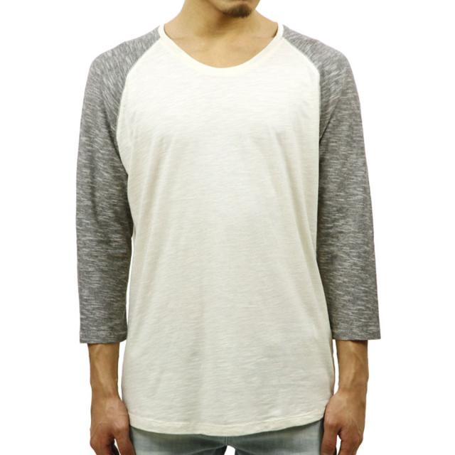 ヌーディージーンズ Nudie Jeans 正規販売店 メンズ 長袖Tシャツ Quarter Sleeve Tee Offwhite/Black 131407
