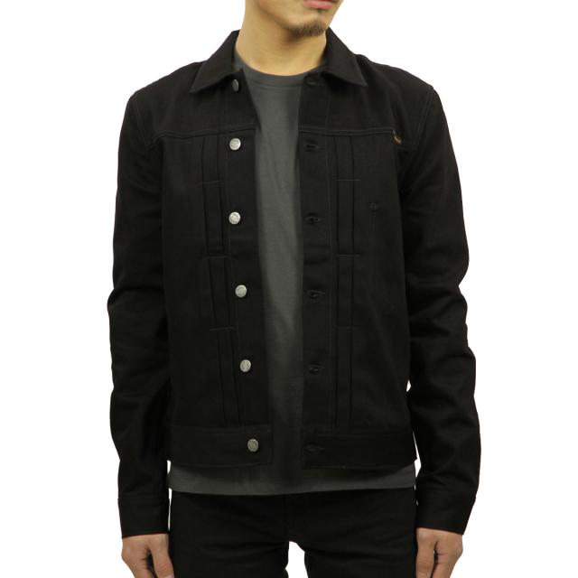 ヌーディージーンズ Nudie Jeans 正規販売店 メンズ アスタージャケット Denim Jacket Sonny Black 160443
