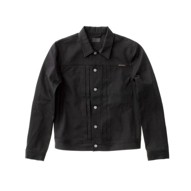 ヌーディージーンズ Nudie Jeans 正規販売店 メンズ アスタージャケット Denim Jacket Sonny Black 160443