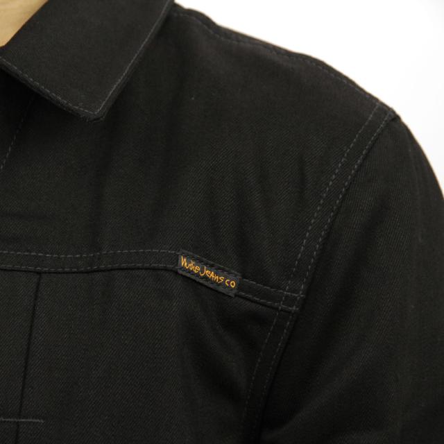 ヌーディージーンズ Nudie Jeans 正規販売店 メンズ アスタージャケット Denim Jacket Sonny Black 160443