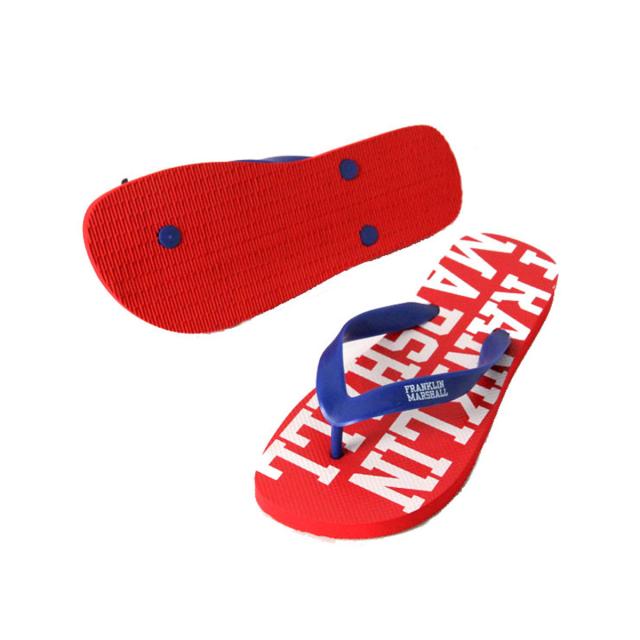 フランクリン＆マーシャル FRANKLIN＆MARSHALL 正規販売店 メンズ サンダル BEACH SANDAL COMETS RED FTUA9090 43183-8005