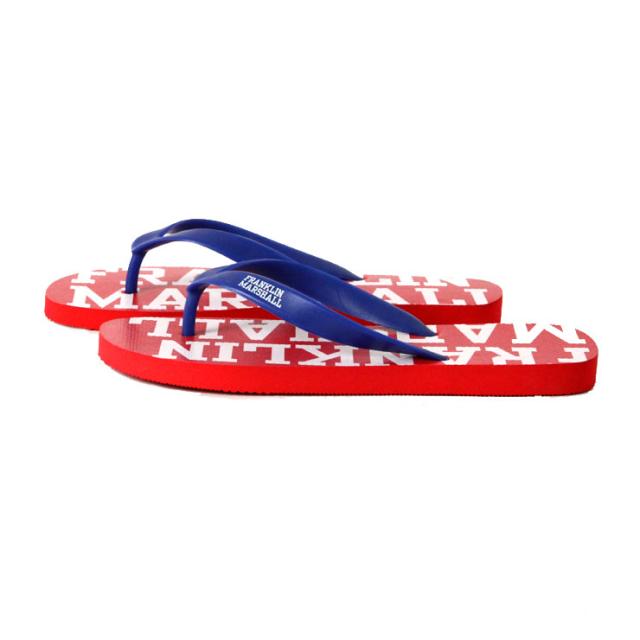 フランクリン＆マーシャル FRANKLIN＆MARSHALL 正規販売店 メンズ サンダル BEACH SANDAL COMETS RED FTUA9090 43183-8005