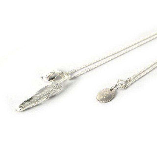 ハリム HARIM 正規販売店 ネックレス SLENDER FEATHERS VERY SHINE WH SILVER 925 NECKLACE HRP104 RP