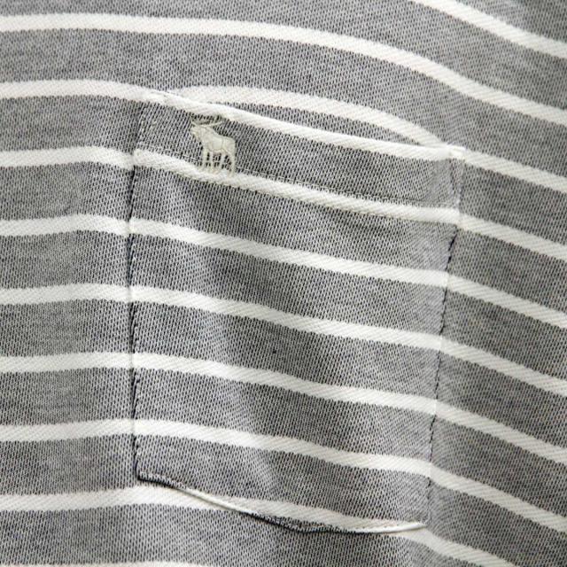 アバクロ Abercrombie&Fitch 正規品 メンズ 長袖Tシャツ STRIPE KNIT TEE 124-236-1357-023