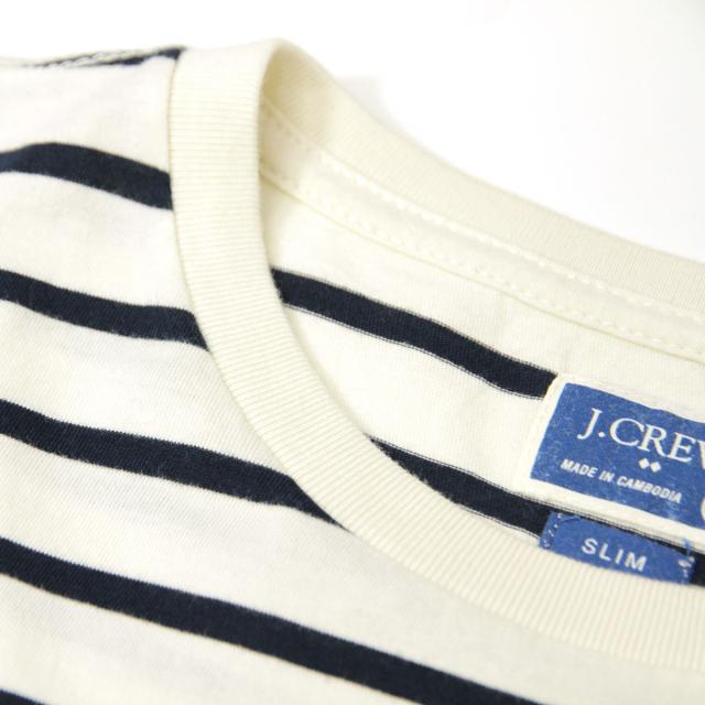 ジェイクルー J.CREW 正規品 メンズ 半袖Tシャツ DECK-STRIPED T-SHIRT c2491