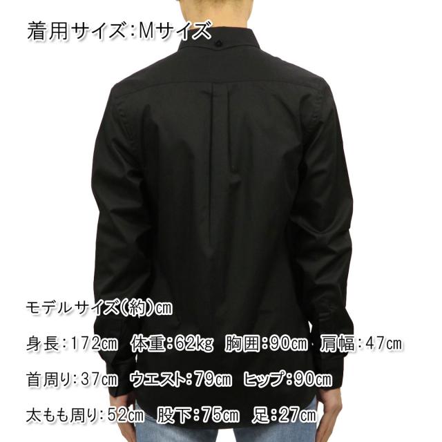ハン HAN KJOBENHAVN メンズ シャツ EVERYDAY SHIRT 39.1 BLACK