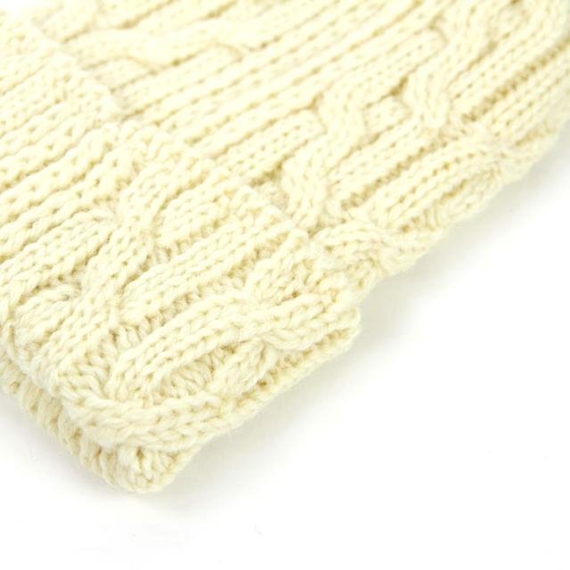 ハイランド2000 HIGHLAND2000 メンズ ニットキャップ AW1504 BOBCAP HL-1612 ARAN（WHITE）