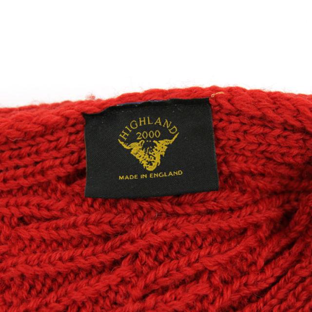 ハイランド2000 HIGHLAND2000 メンズ ニットキャップ AW1504 BOBCAP HL-1612 RED