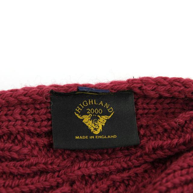 ハイランド2000 HIGHLAND2000 メンズ ニットキャップ AW1504 BOBCAP HL-1612 PORT(BURGUNDY)