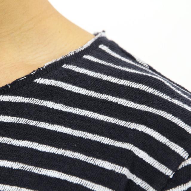 アナケット ANERKJENDT 正規販売店 メンズ 長袖Tシャツ OMESH SWEAT 9516722 BLACK IRIS A