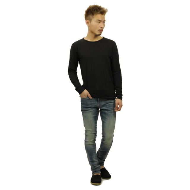 ディストレス DSTREZZED 正規販売店 メンズ 長袖Tシャツ Basic Crew l/s Slub Jersey 202209LS 99