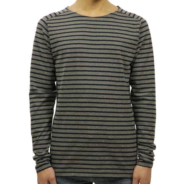 ディストレス DSTREZZED 正規販売店 メンズ 長袖Tシャツ Crew l/s Y/D stripe 202216 83