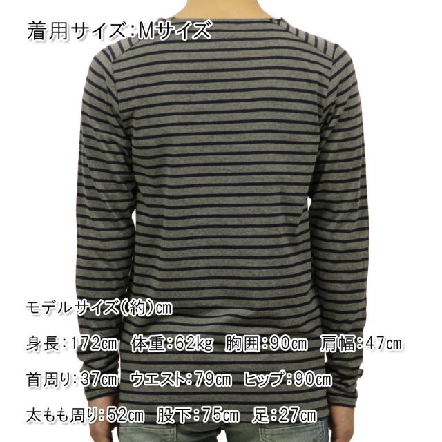 ディストレス DSTREZZED 正規販売店 メンズ 長袖Tシャツ Crew l/s Y/D stripe 202216 83