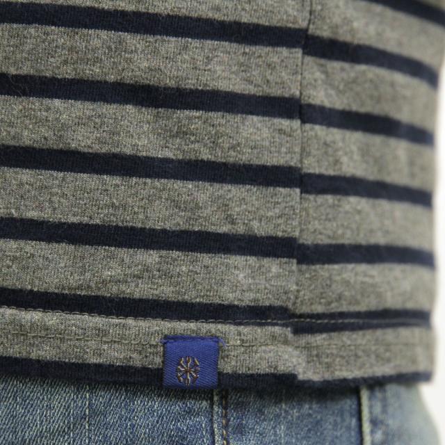 ディストレス DSTREZZED 正規販売店 メンズ 長袖Tシャツ Crew l/s Y/D stripe 202216 83