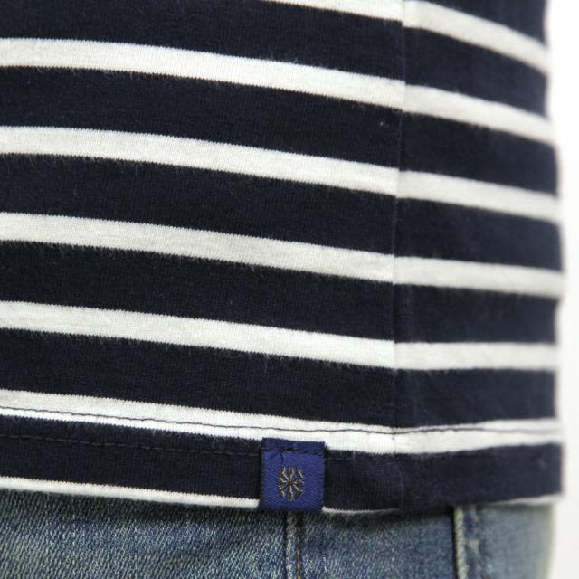 ディストレス DSTREZZED 正規販売店 メンズ 長袖Tシャツ Crew l/s Y/D stripe 202216 49/2