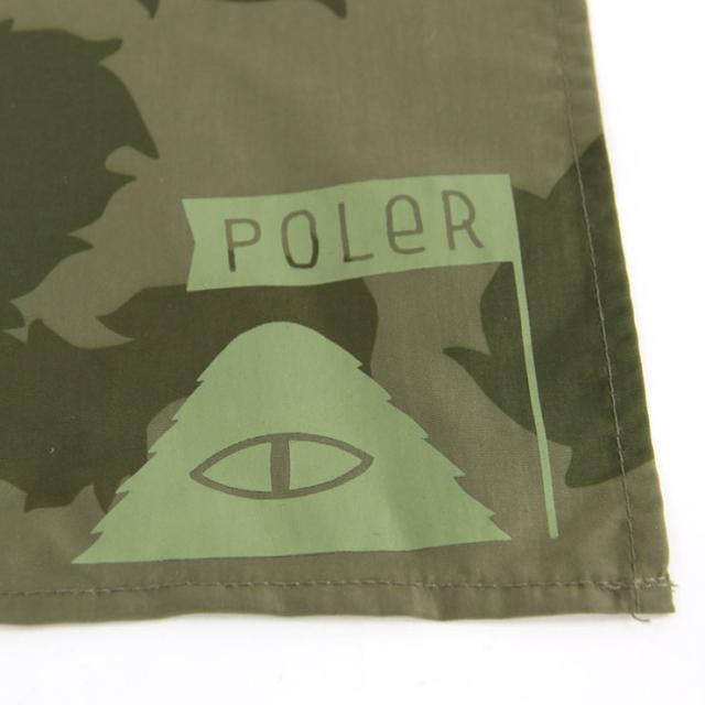 ポーラー POLER 正規販売店 バンダナ スカーフ BANDANAS 636025-GCO GREEN FURRY CAMO